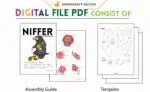 Papercraft de Niffler em origami 3D
