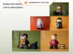Papercraft Harry Potter in 3D origami