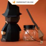 Papercraft Harry Potter in 3D origami