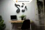 Papercraft Notes de Musique origami papier 3D