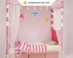 Papercraft oiseaux : kit d&rsquo;origami papier 3D à faire soi-même, weergave 3