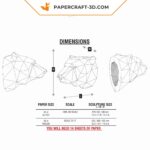 Papercraft Eisbär im 3D-Origami