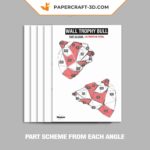 Papercraft Eisbär im 3D-Origami