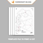 Papercraft Eisbär im 3D-Origami