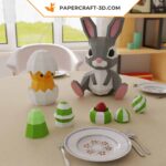 Papercraft Easter: original models pack
