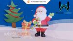 Papercraft Babbo Natale in origami 3D