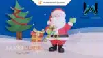 3D Origami Papercraft Santa Claus