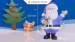 3D Origami Papercraft Santa Claus