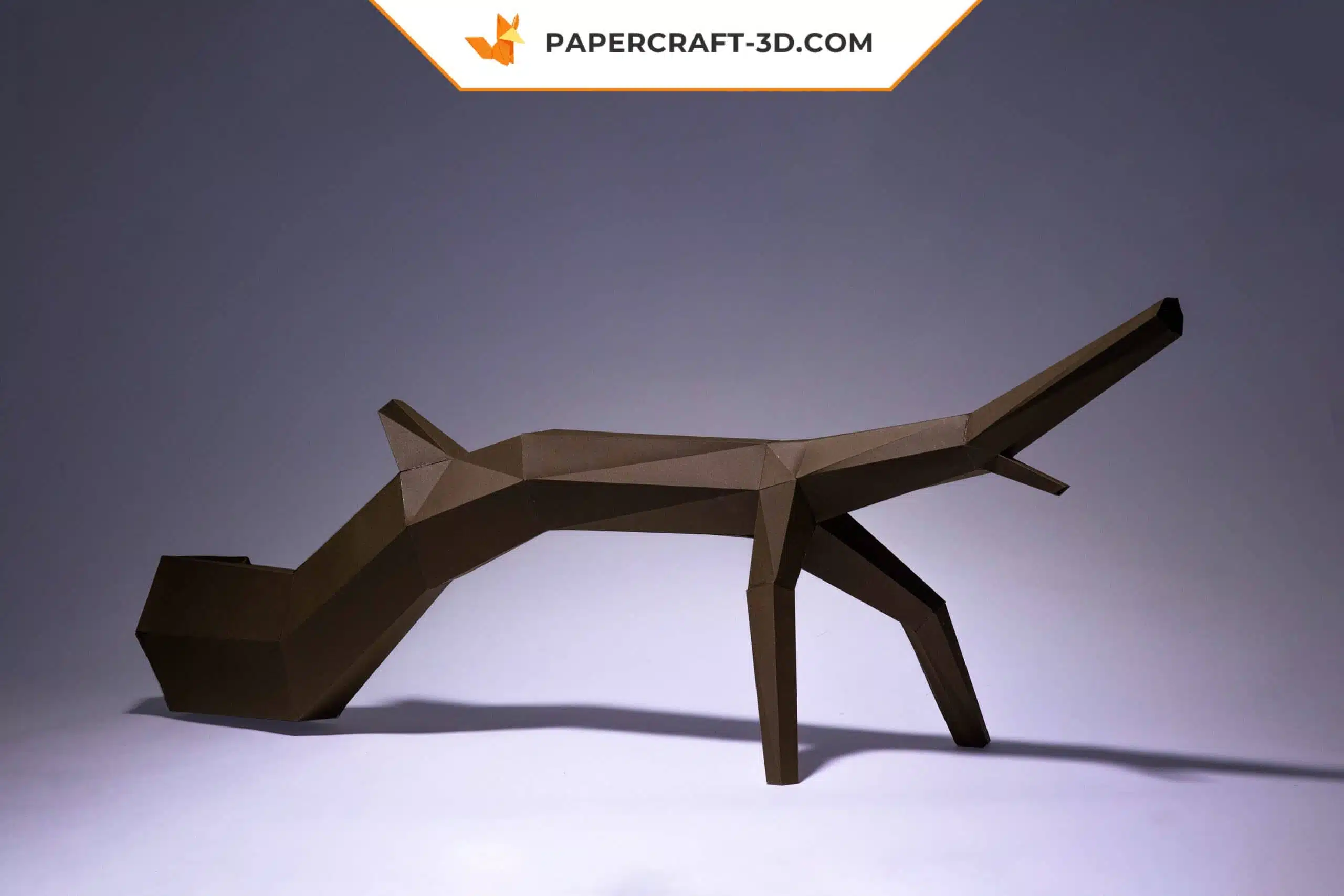 Papercraft Perroquet Ara origami papier 3D DIY modèle numérique à télécharger, weergave 4