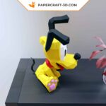 Papercraft de Pluto em origami