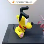 Papercraft von Pluto als Origami