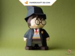 Papercraft Harry Potter simpliste en origami 3D