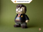 Papercraft Harry Potter simpliste en origami 3D