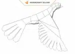 Papercraft Pigeons : modèle d&rsquo;origami 3D en papier à réaliser soi-même, weergave 7
