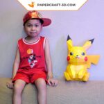 Papercraft de Pikachu em origami