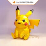 Papercraft de Pikachu em origami