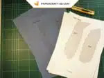 Papercraft famille de pingouin en origami 3D