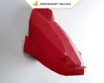 Papercraft Poisson 3D origami papier puzzle sculpture, weergave 5