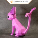 Papercraft of Espeon in 3D origami