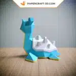 Papercraft de Lapras en origami 3D