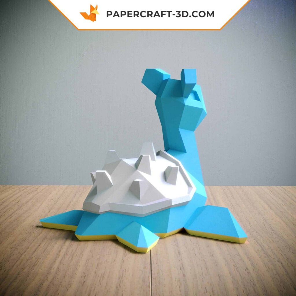 Papercraft de Lapras en origami 3D
