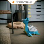 Papercraft of Lapras in 3D origami