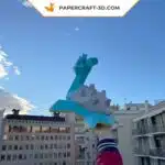 Papercraft de Lapras en origami 3D
