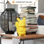 Papercraft di Pikachu in origami 3D