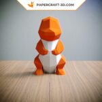 Papercraft de Charmander em origami