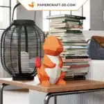 Papercraft de Salamèche en origami