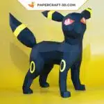 Papercraft Pokemon Noctali en origami 3D