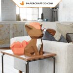 Papercraft Vulpix Pokémon in 3D origami