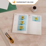 Papercraft pulcino in origami 3D