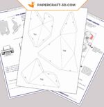 Papercraft de requin blanc XXL en origami 3D