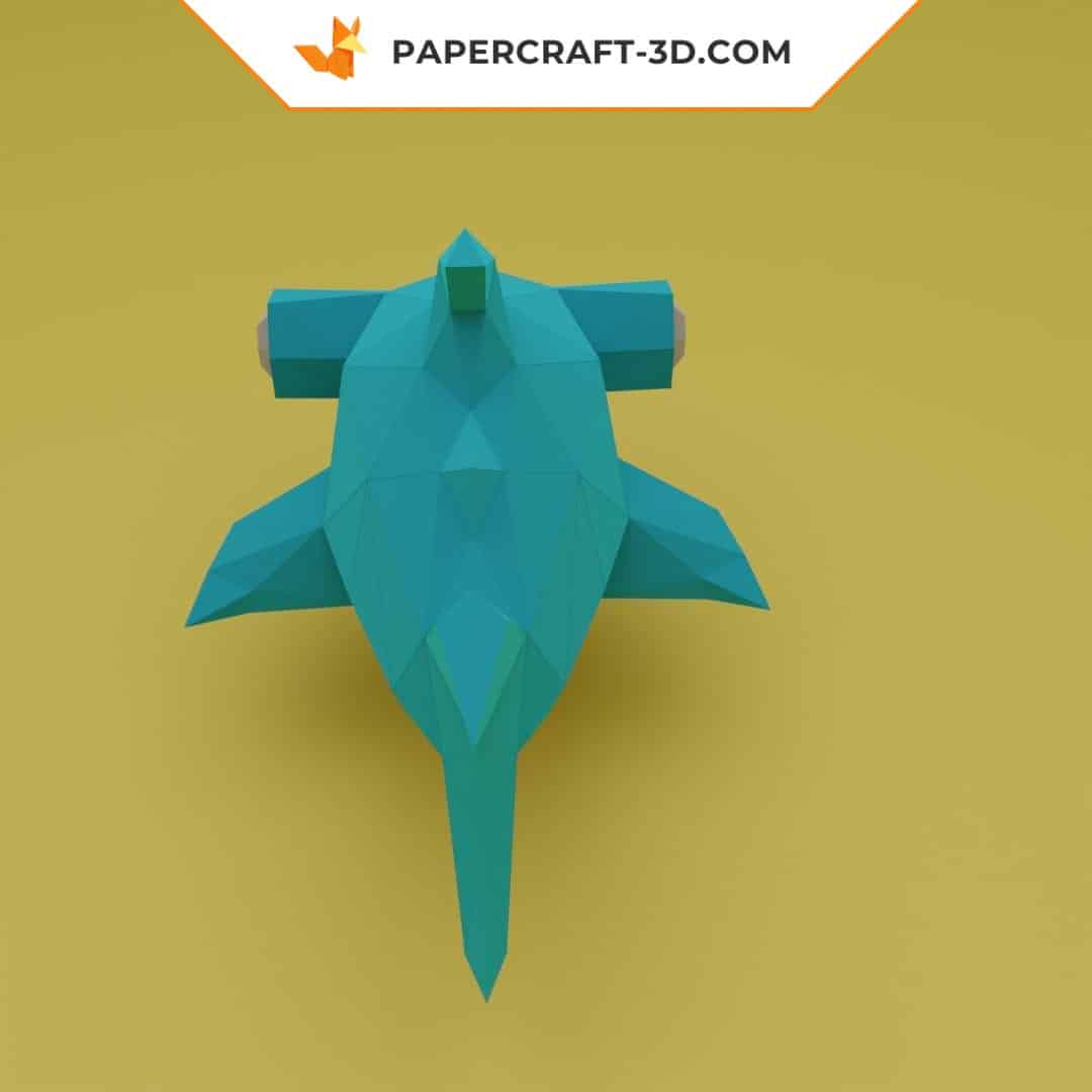 Papercraft de requin-marteau en origami 3D