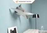 Papercraft Requin Marteau origami papier 3D à construire soi-même, weergave 2