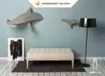 Papercraft Requin Marteau origami papier 3D à construire soi-même