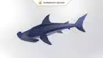 Niedlicher Baby-Hammerhai als 3D-Origami-Papercraft