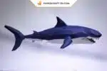 Papercraft requin origami papier 3D à télécharger, weergave 4