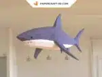 Papercraft Requin sculpture papier 3D à imprimer