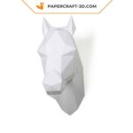 Papercraft de cheval en origami 3D
