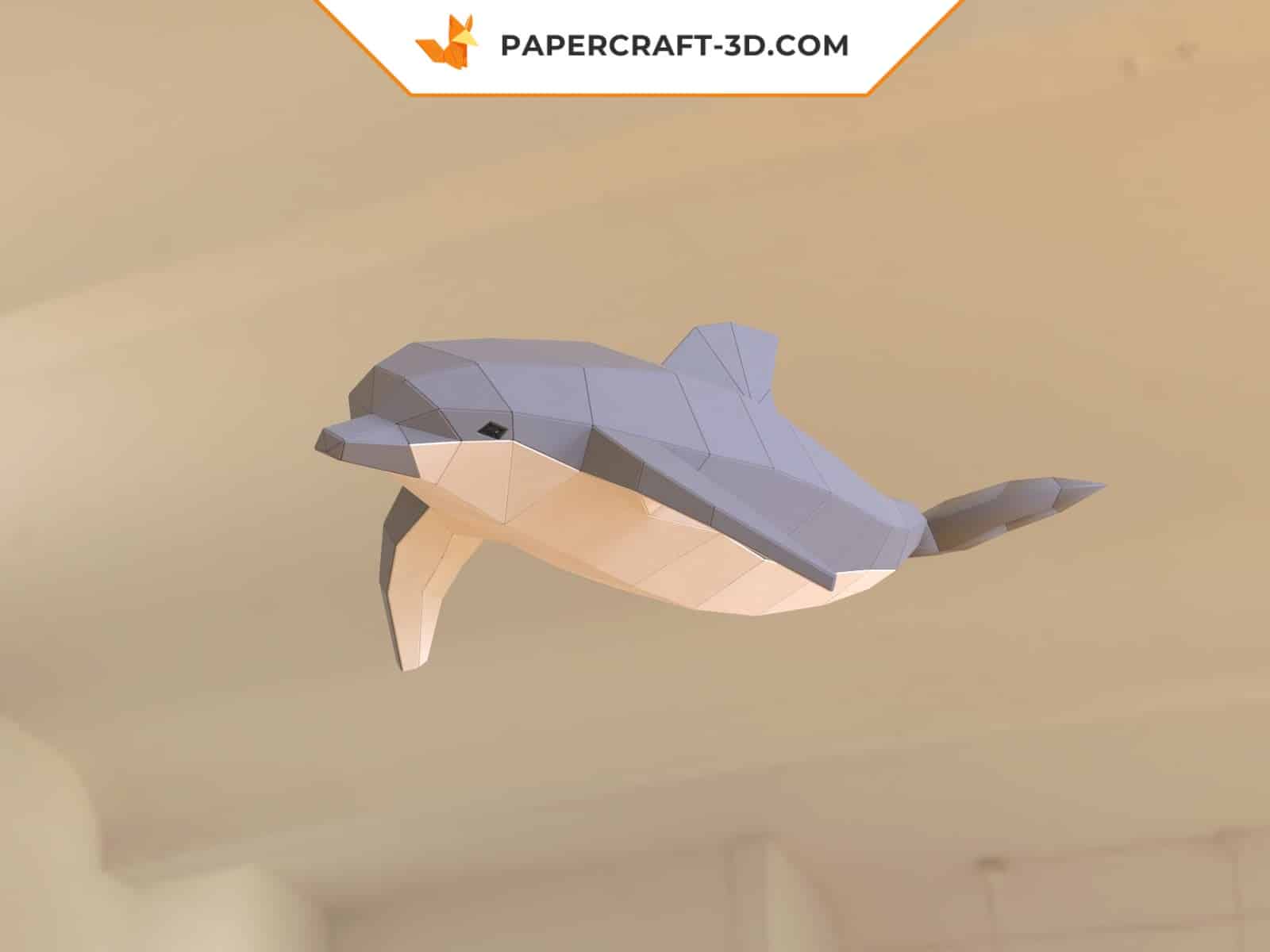 Papercraft dauphin en origami 3D Papercraft dauphin en origami 3D