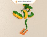 Papercraft di Shenlong in origami 3D