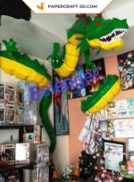 Papercraft di Shenlong in origami 3D