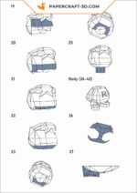 Papercraft Harry, Hermione et Ron