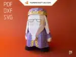Dumbledore Origami Papercraft, view 2