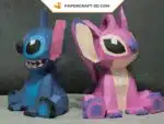 Stitch 3D Origami Papercraft, detail, view 2