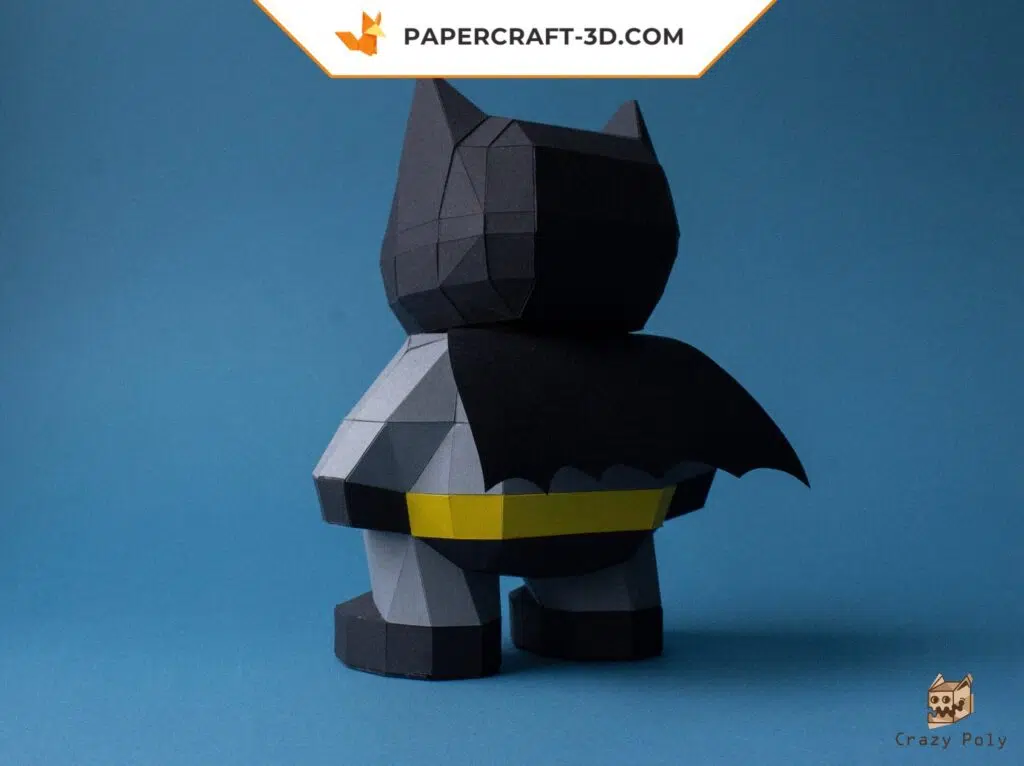 Papercraft super-héros DIY en papier 3D, modèle PDF de personnage de bande dessinée, weergave 2