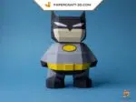 Papercraft super-héros DIY en papier 3D, modèle PDF de personnage de bande dessinée, weergave 3