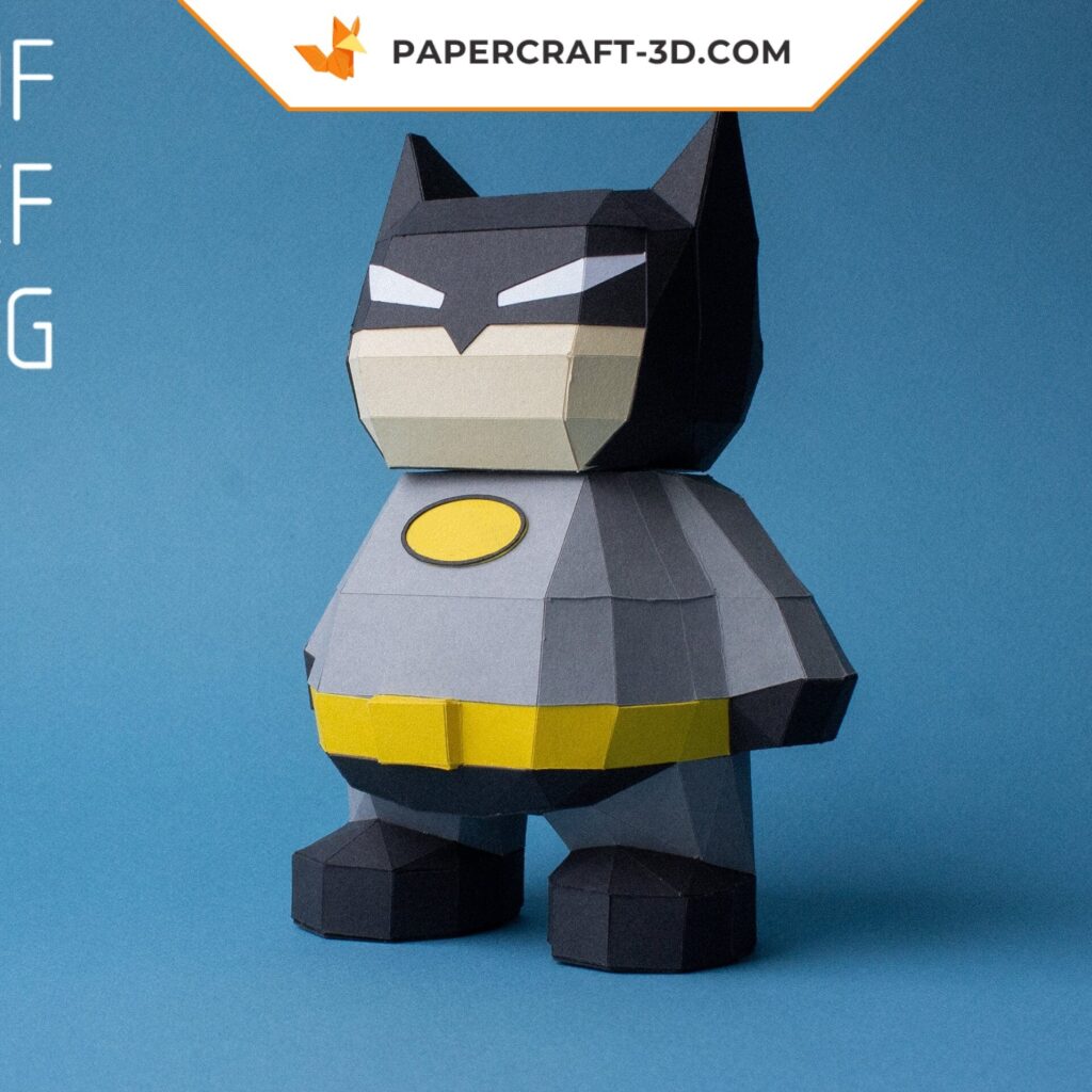 Papercraft de grenouille en origami 3D